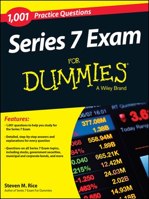 cover image of 1,001 Series 7 Exam Practice Questions For Dummies